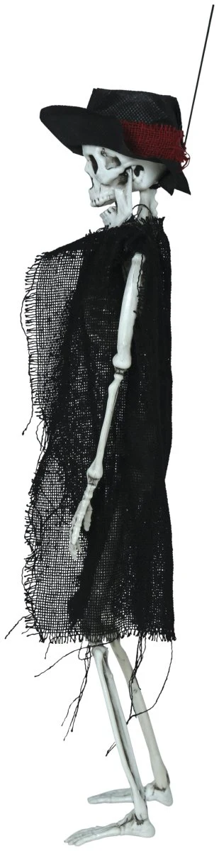Halloween Skelet Met Hoed 47cm - Image 4