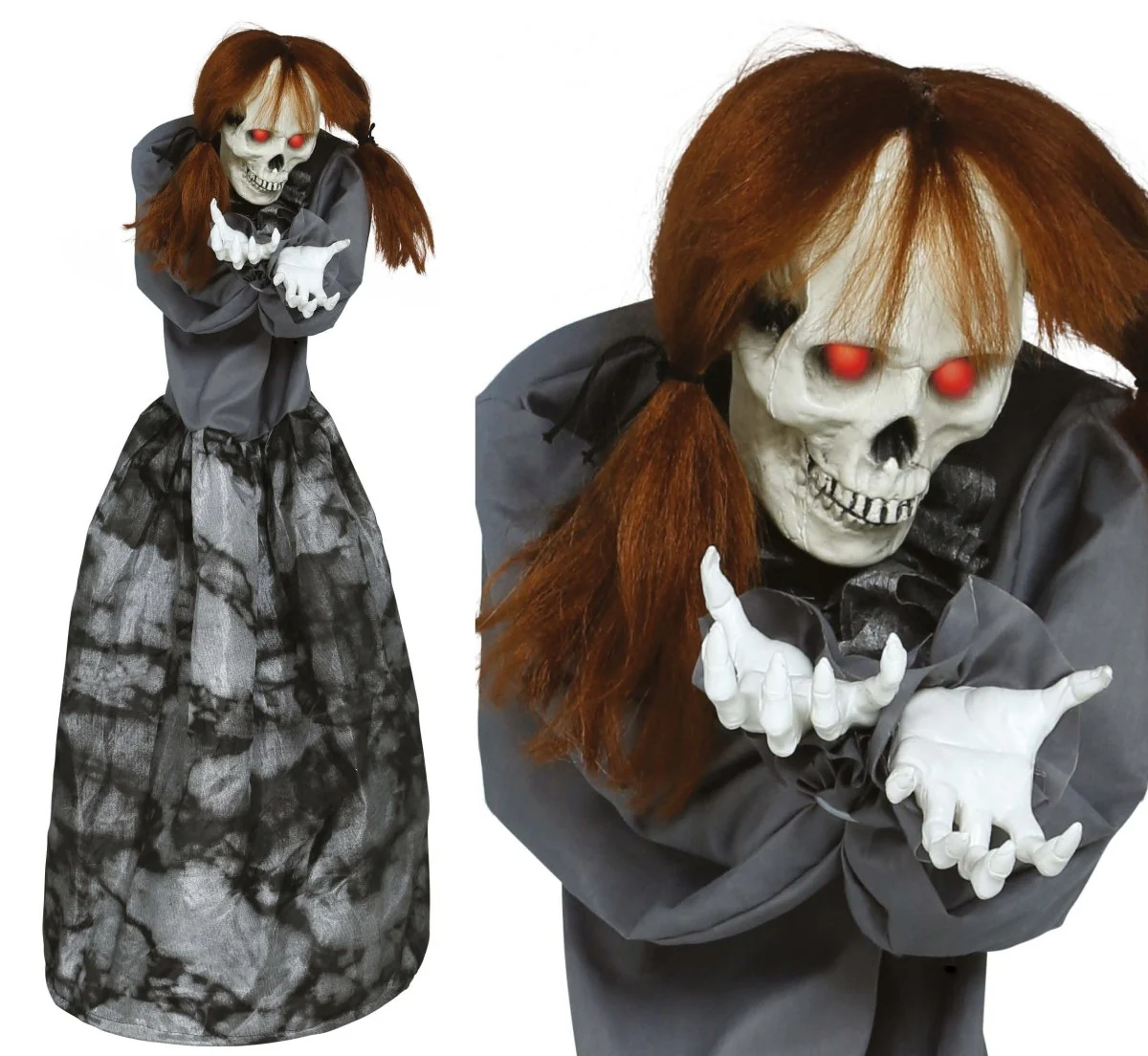 Halloween Skelet Met Licht, Geluid En Beweging 1,2m - Image 7