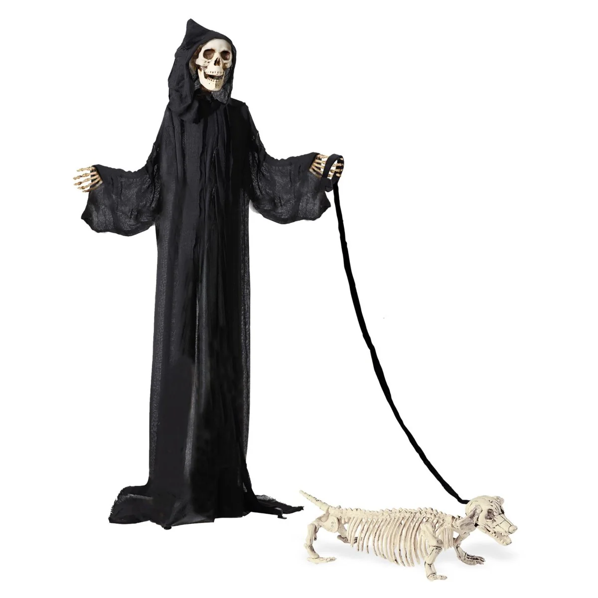 Halloween Skelet Tekkel Met Riem - Image 2