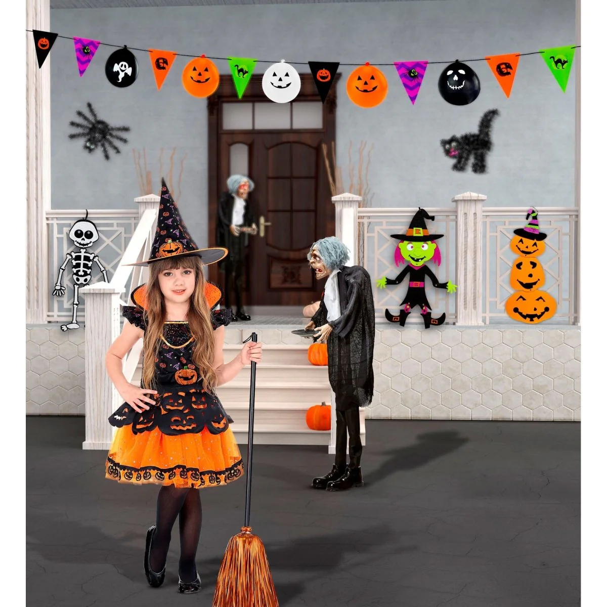 Halloween Slinger Gekleurd 3,6m - Image 4