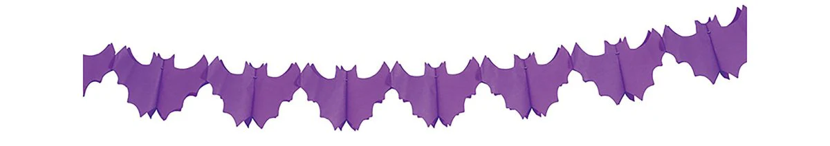 Halloween Slinger Paarse Vleermuizen 3m - Image 3