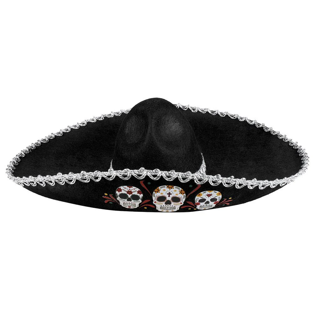 Halloween Sombrero Doodshoofden 56cm - Image 2