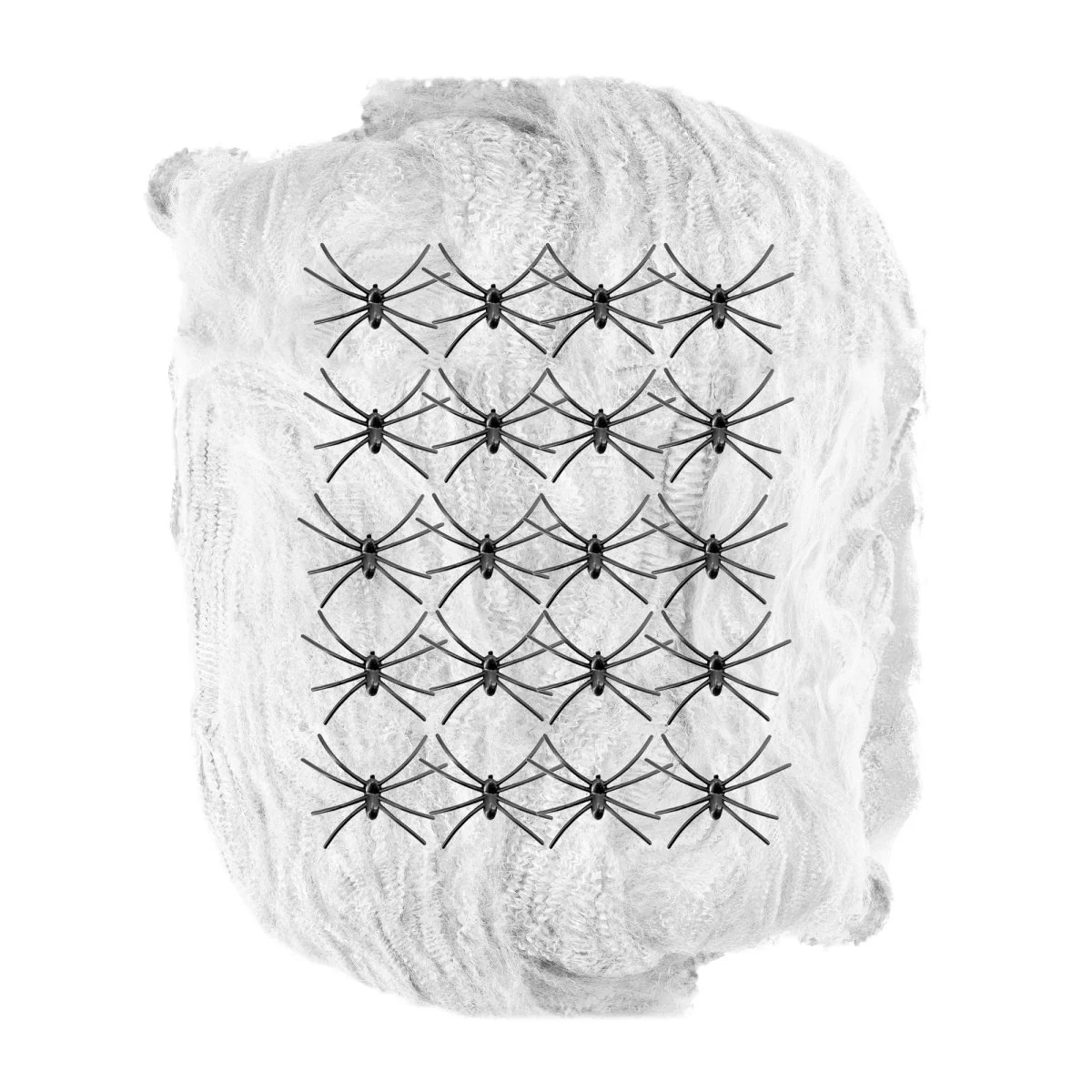 Halloween Spinnenweb Wit Met Spinnen