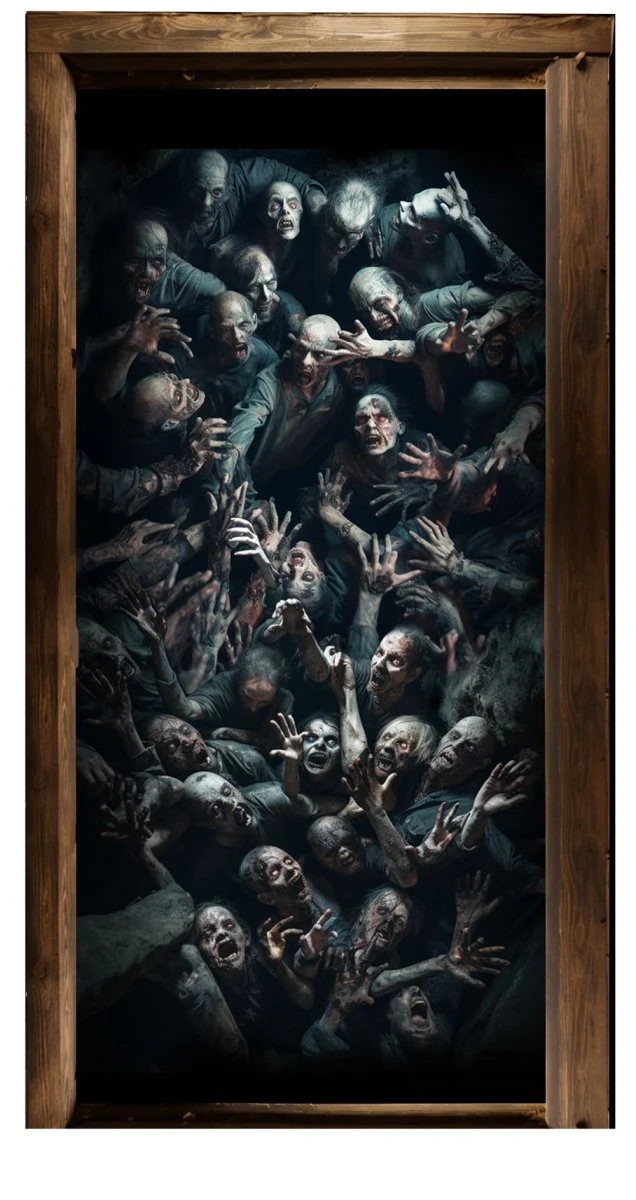 Halloween Sticker Zombies 90cm - Image 2
