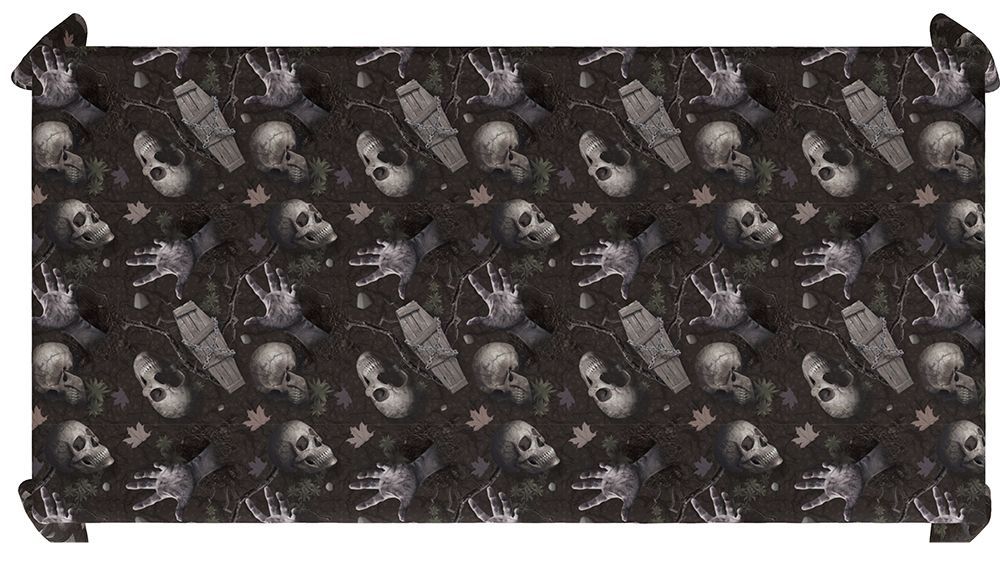 Halloween Tafelkleed Kerkhof 2,74m - Image 4