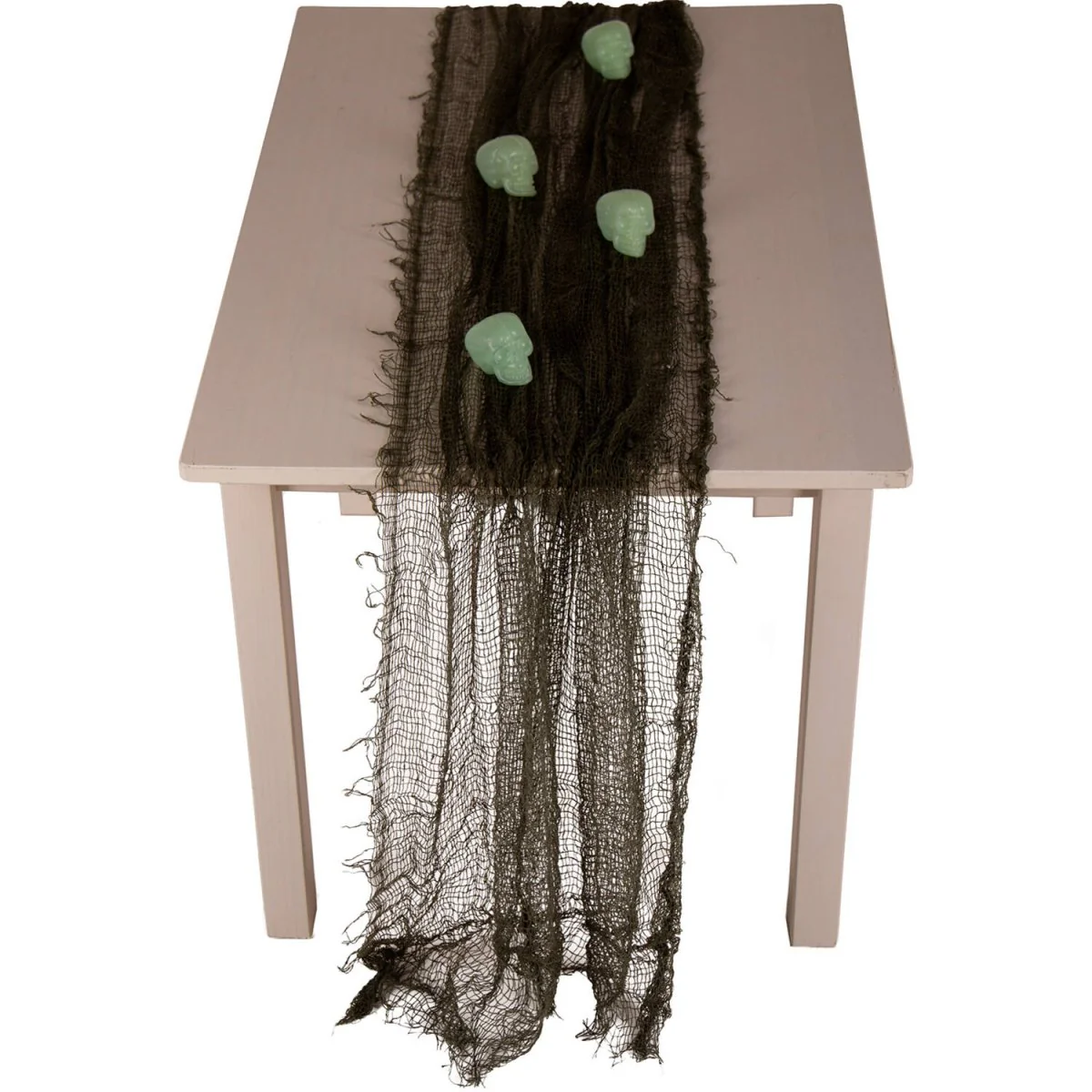 Halloween Tafelloper Met Schedels 5 delig