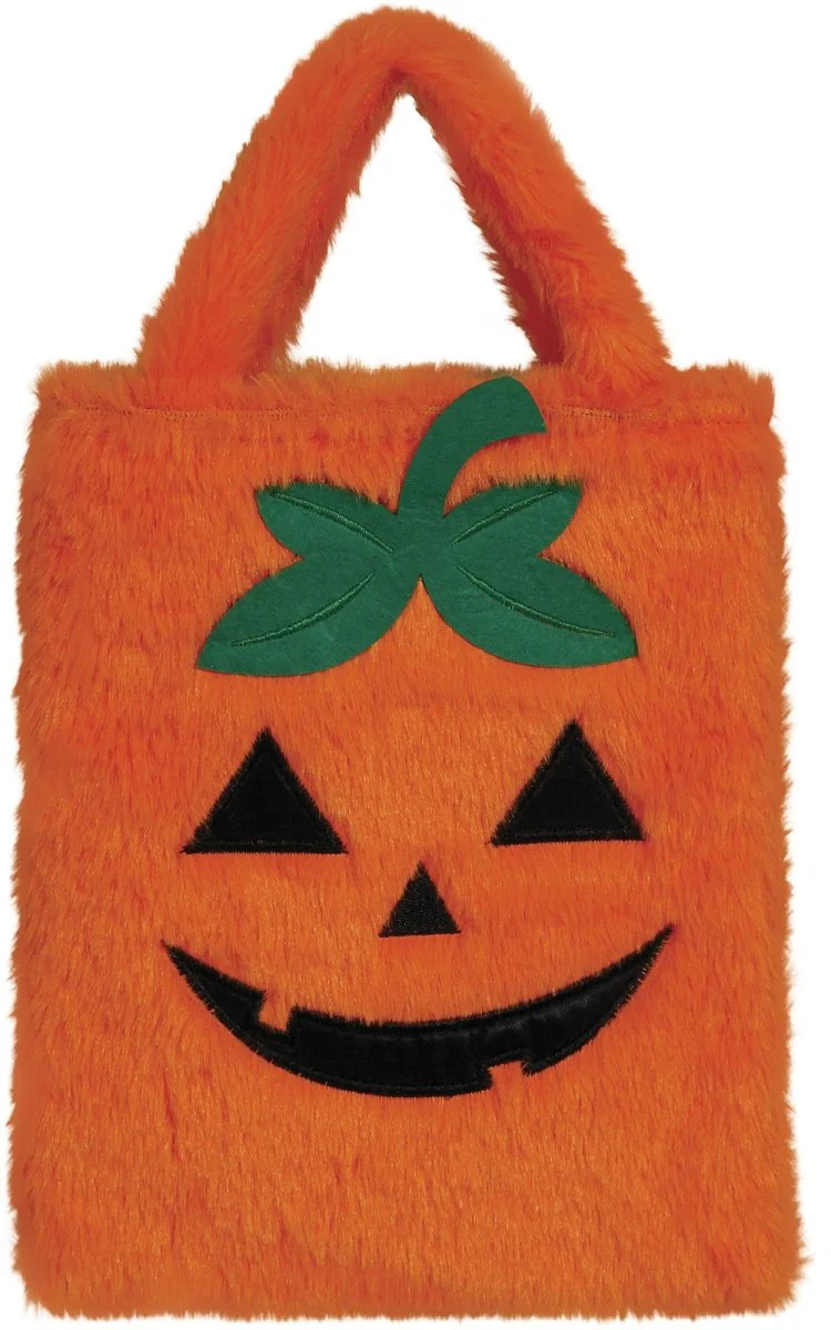 Halloween Tas Pompoen 23cm