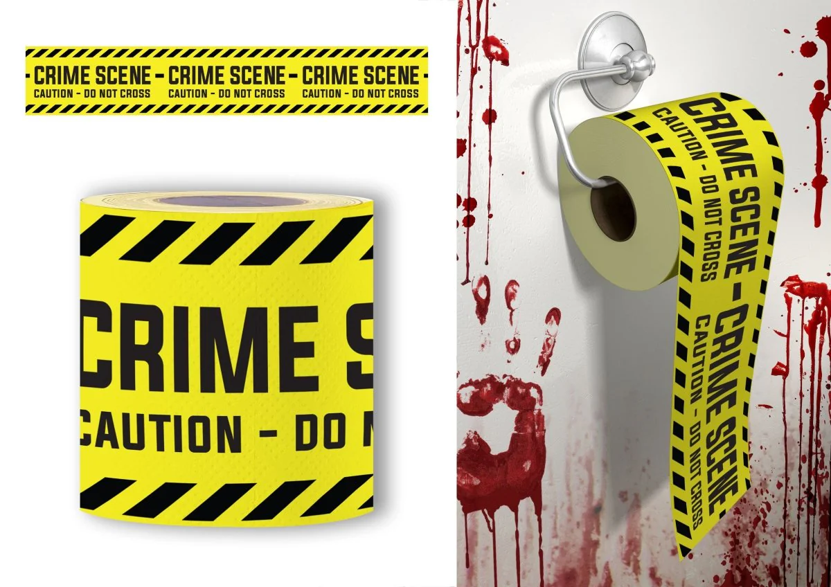 Halloween Toiletpapier Crime Scene 2st