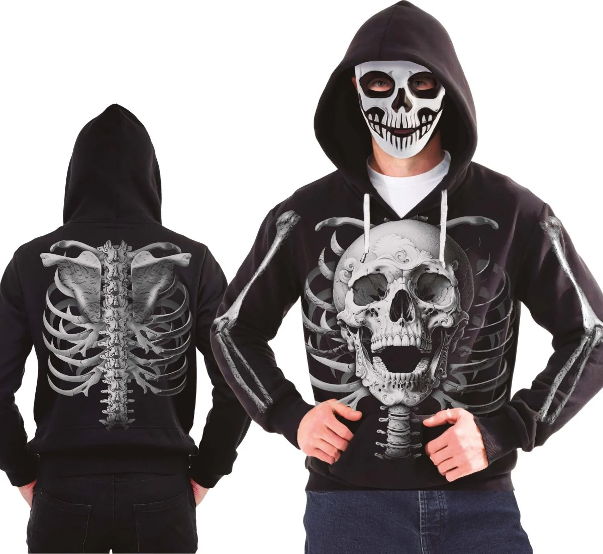 Halloween Trui Skelet - Image 3