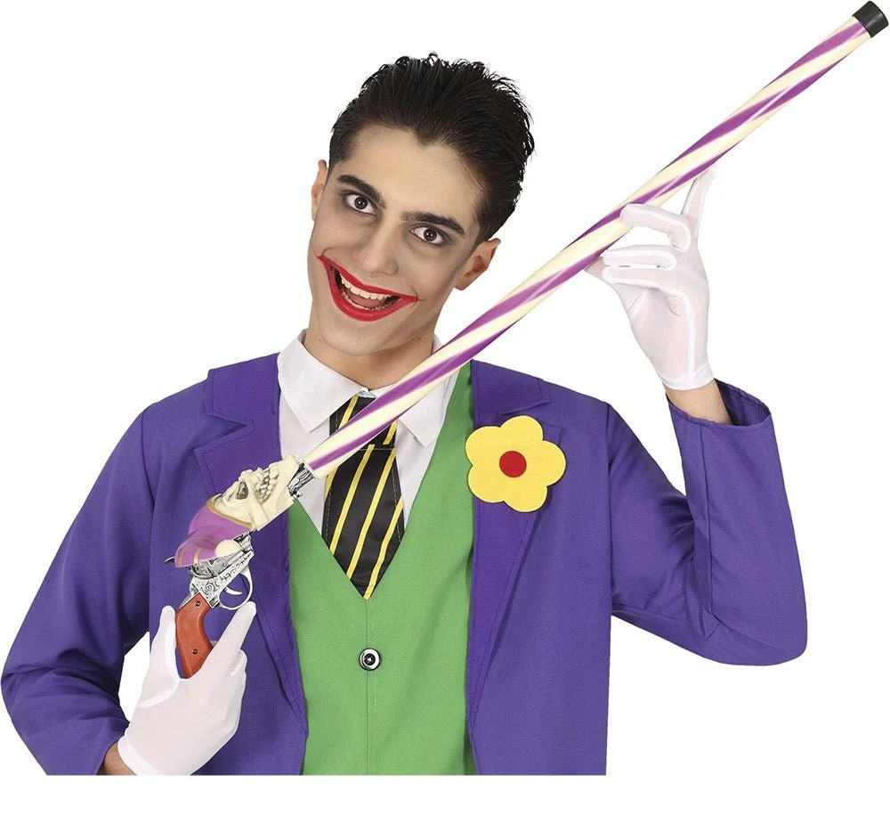 Halloween Wandelstok Joker 90cm - Image 5