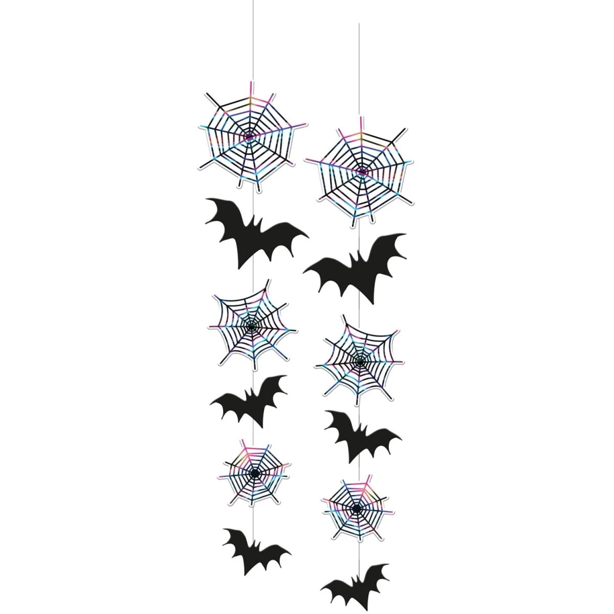 Hangdecoratie Happy Halloween 70cm - 2 stuks