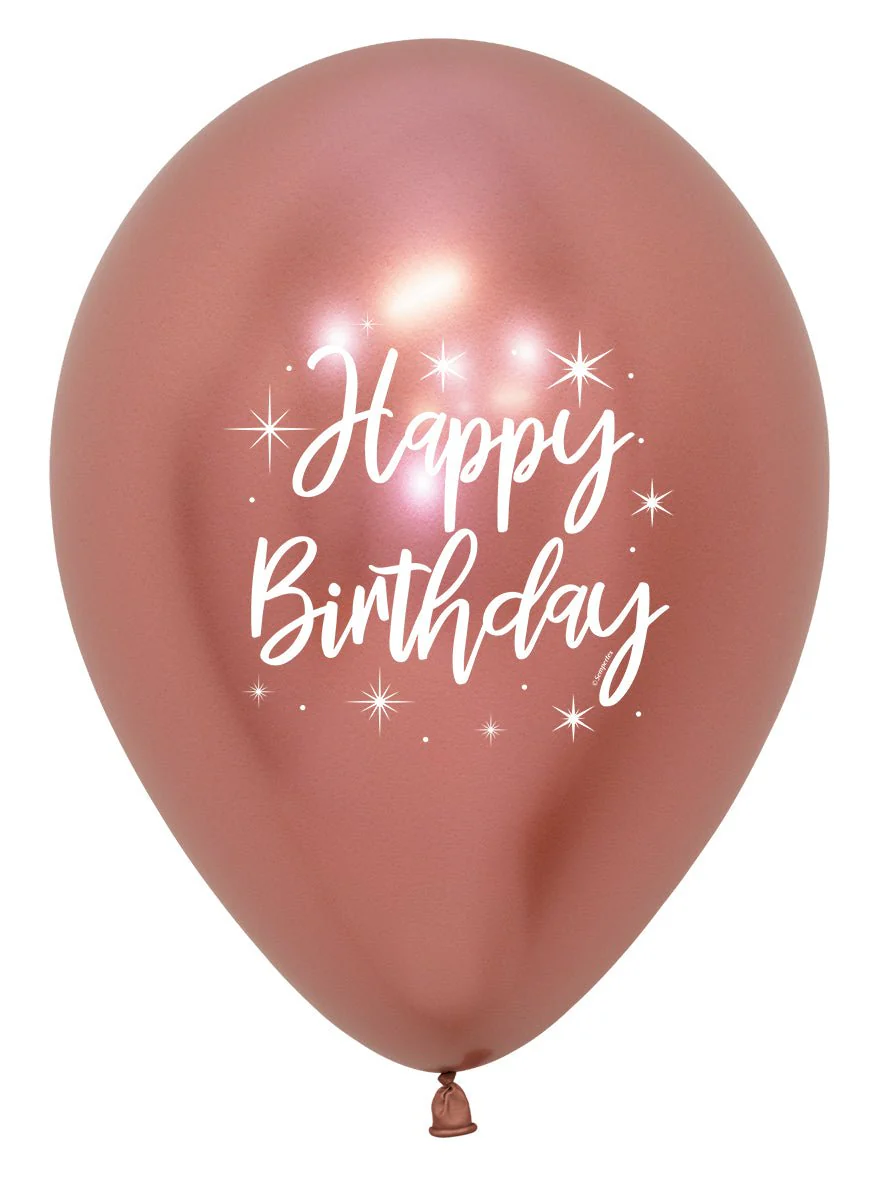Happy Birthday Ballonnen Gekleurd 30cm 25st - Image 4