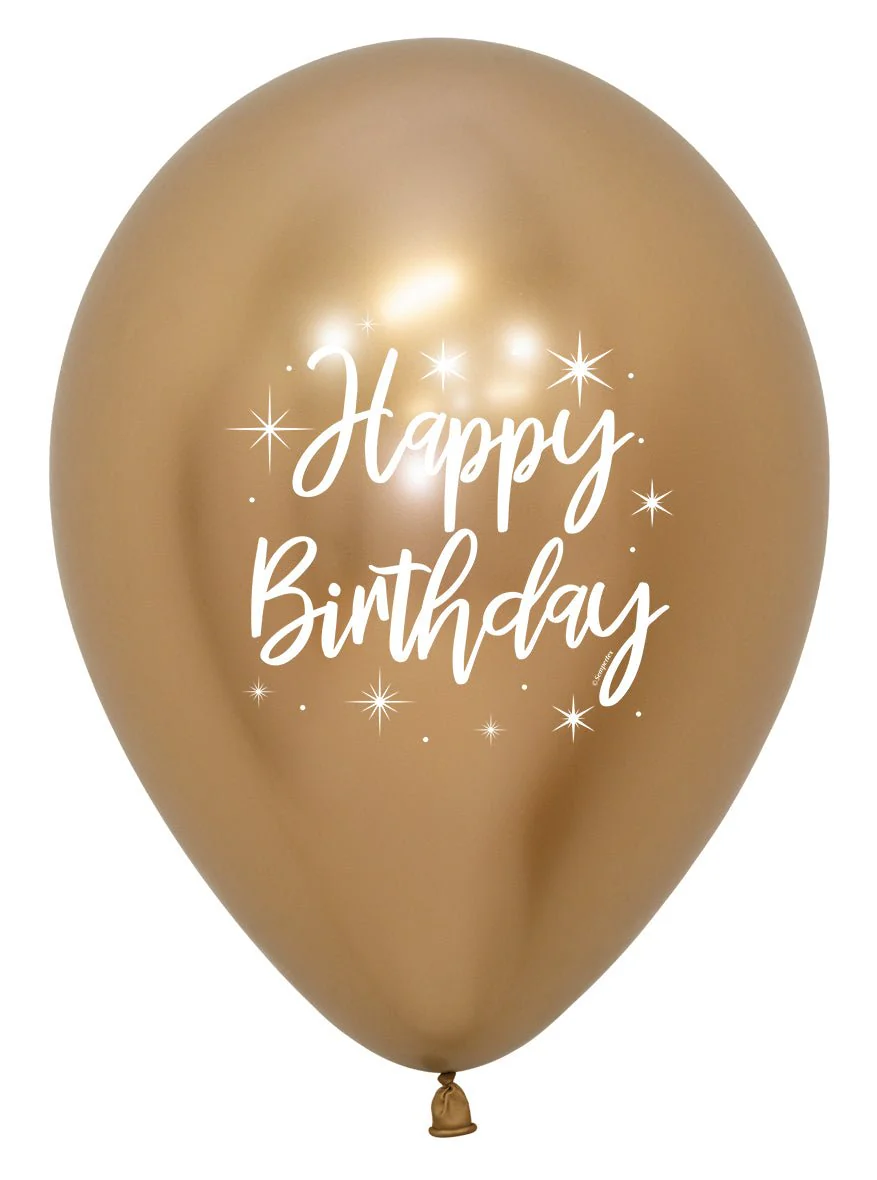 Happy Birthday Ballonnen Gekleurd 30cm 25st - Image 5