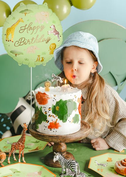 Happy Birthday Helium Ballon Safari 35cm Leeg - Image 4