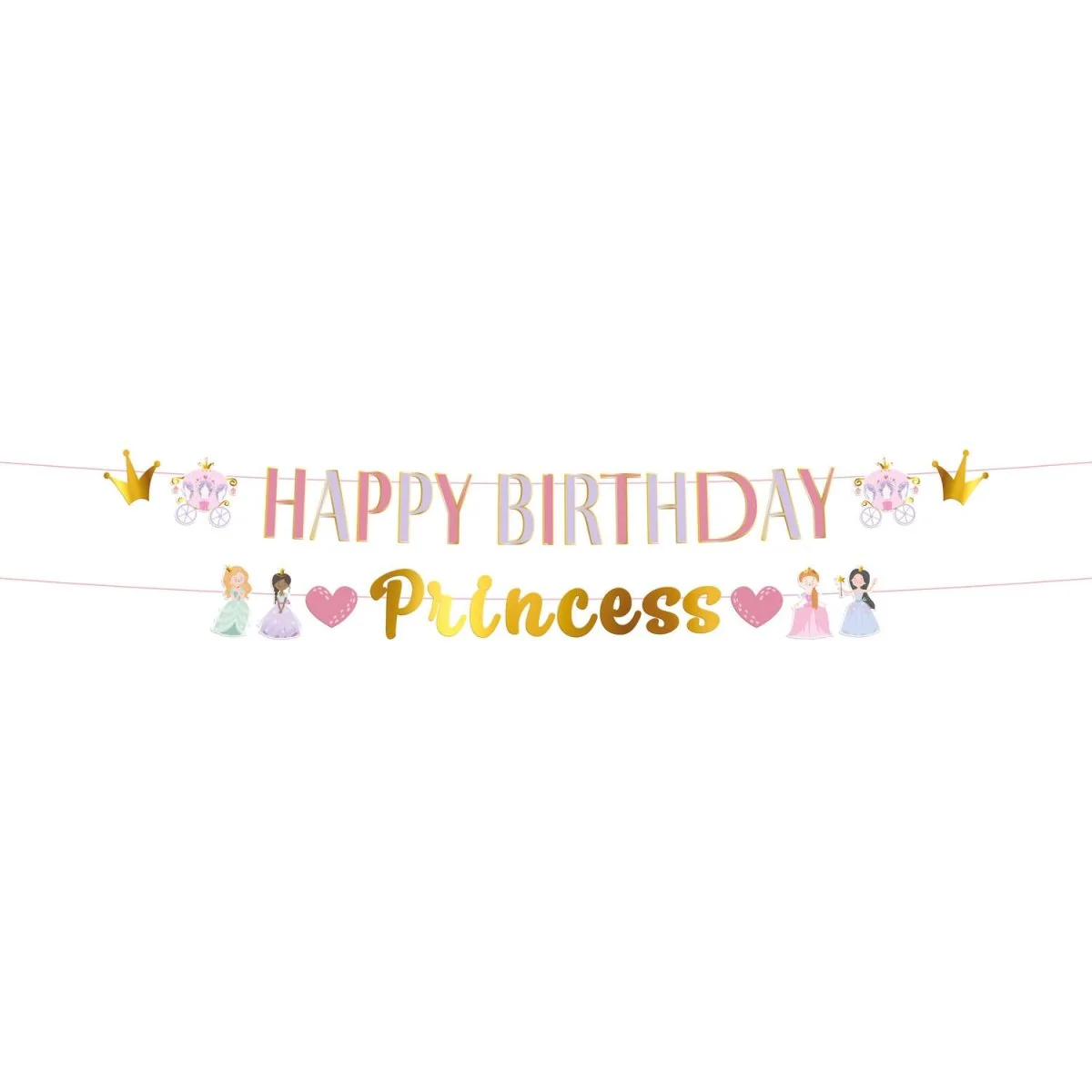 Happy Birthday Letterslinger Princess 1,5m