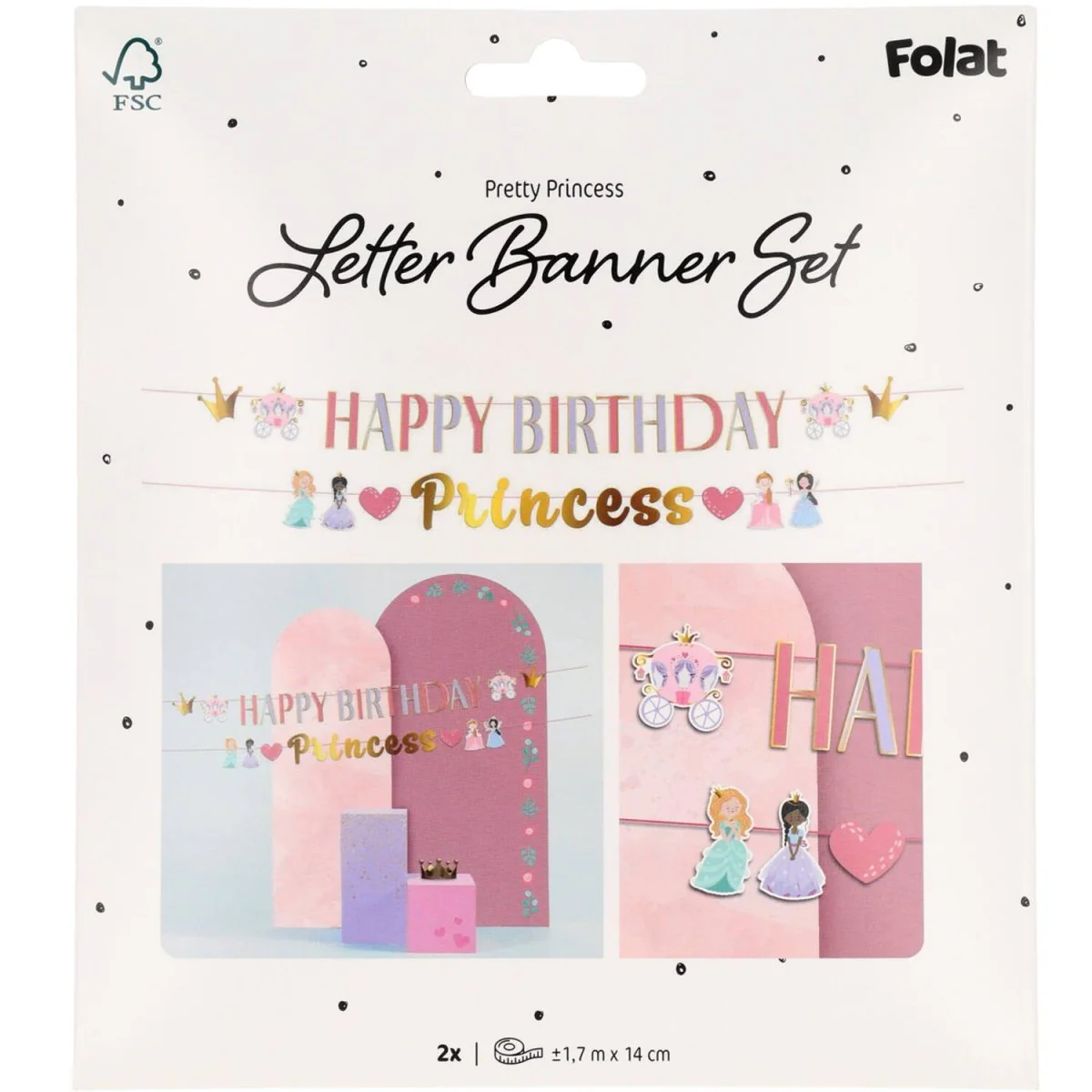 Happy Birthday Letterslinger Princess 1,5m - Image 3