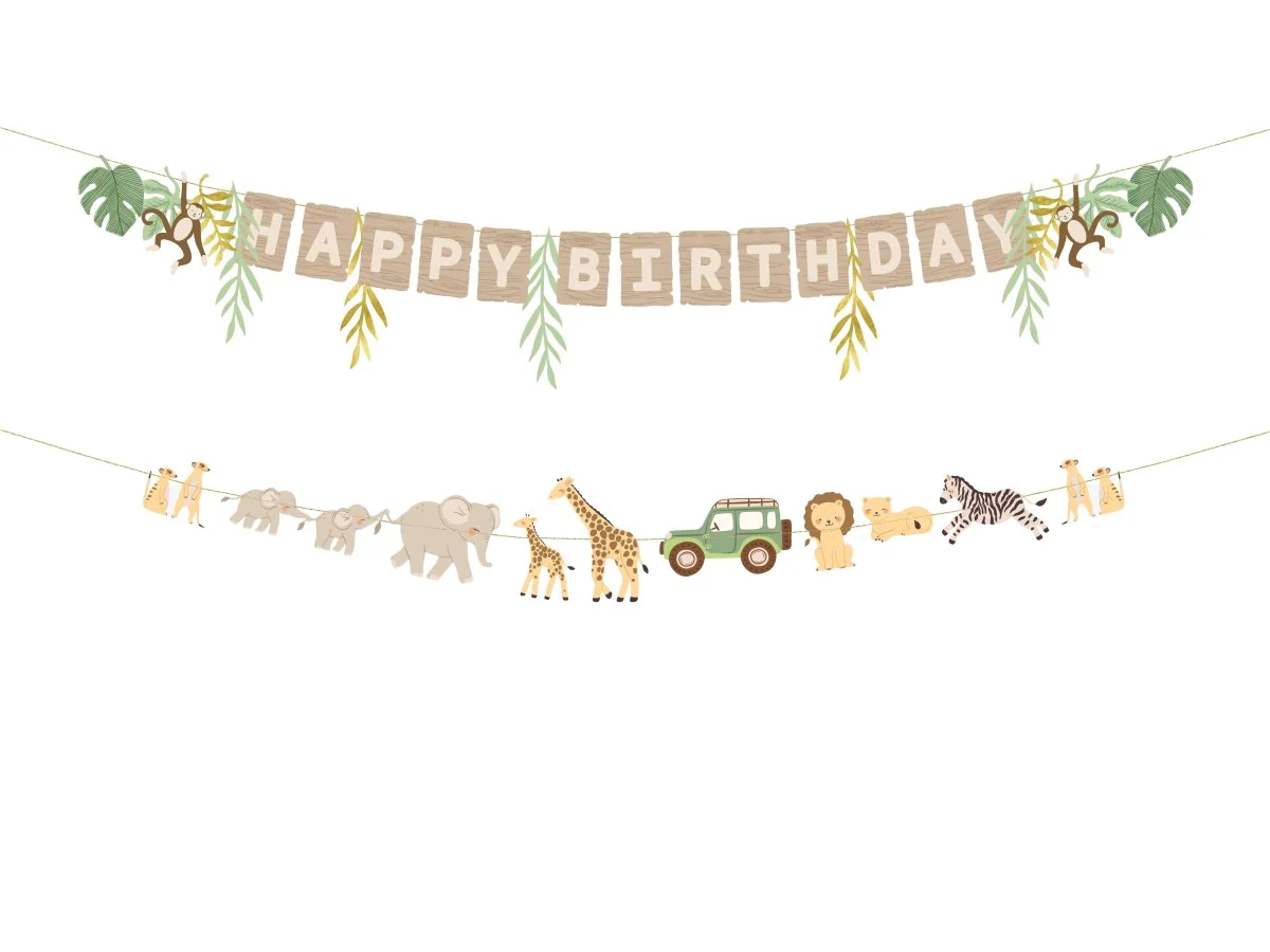 Happy Birthday Letterslinger Safari 1,8m