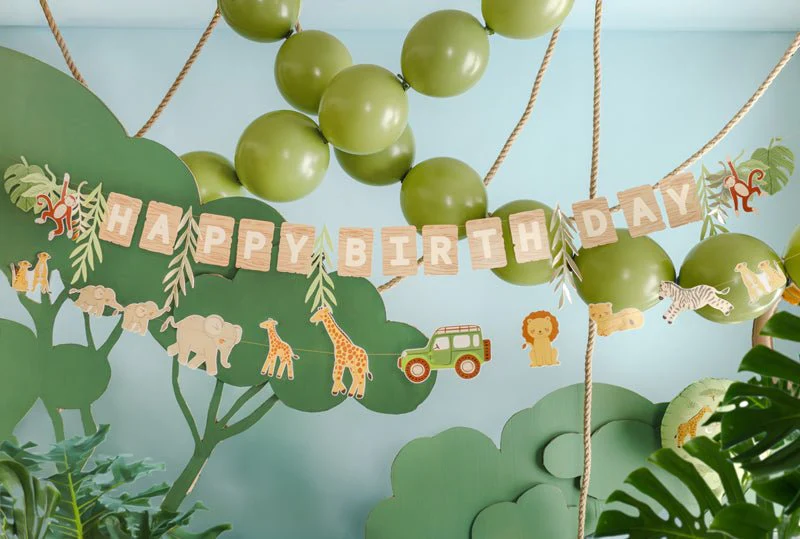 Happy Birthday Letterslinger Safari 1,8m - Image 2