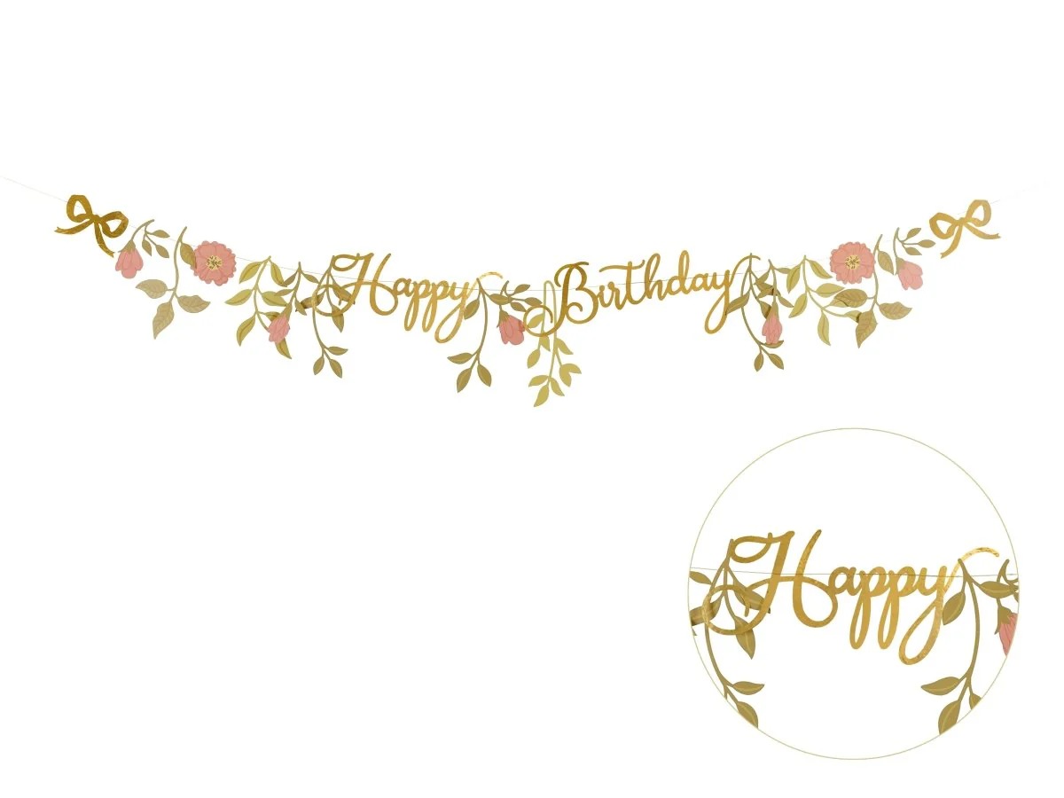 Happy Birthday Slinger Bloemen 1,3m