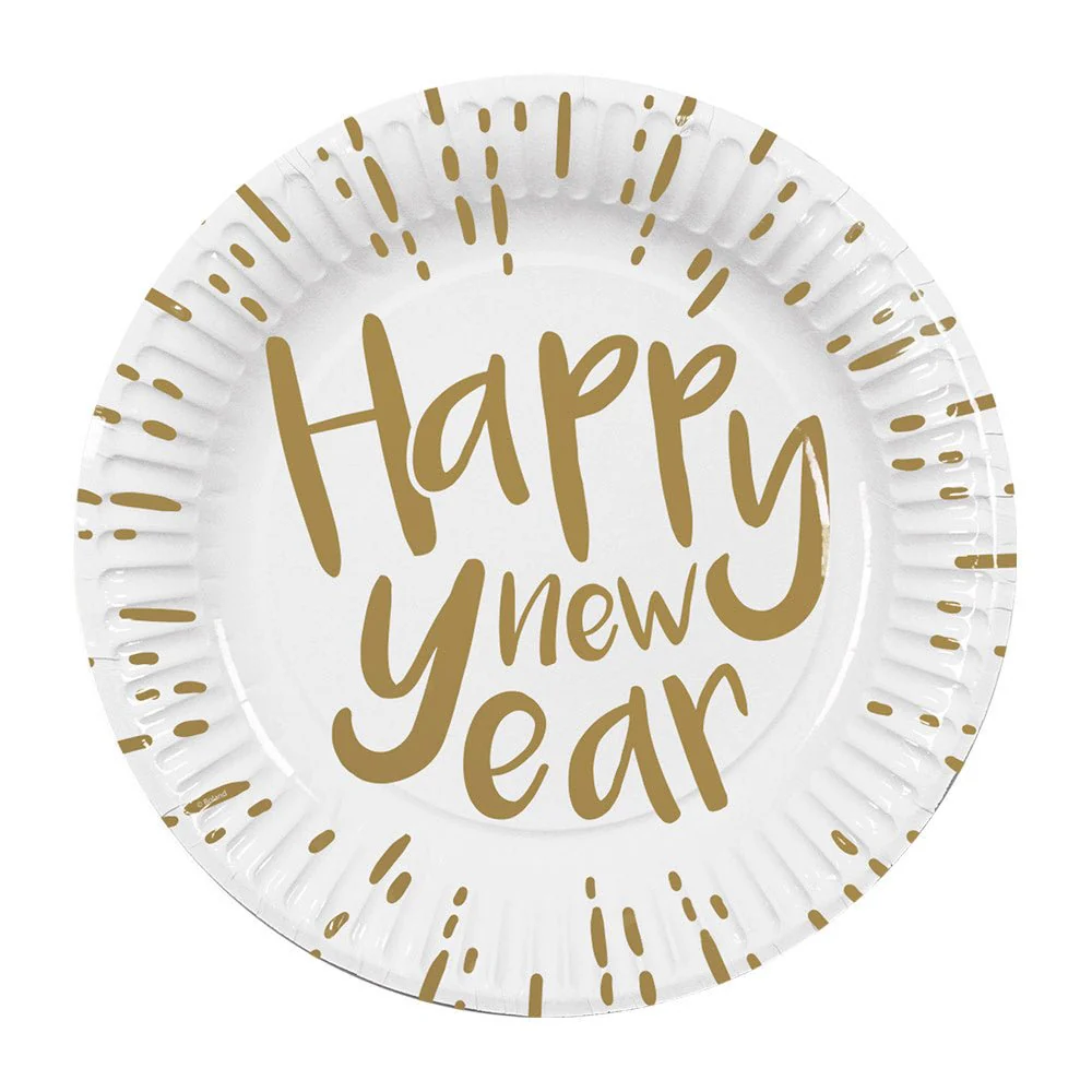 Happy New Year Borden 23cm 10st