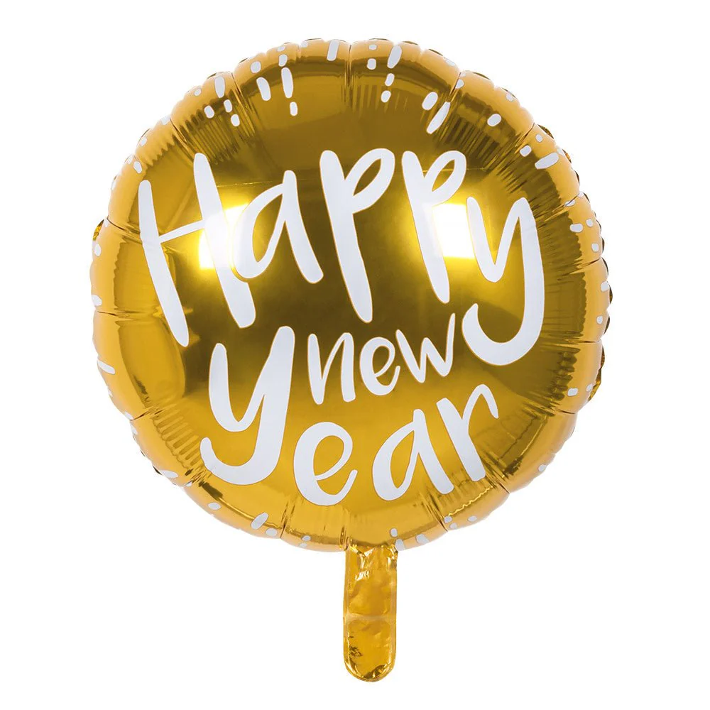 Happy New Year Helium Ballon Leeg 45cm - Image 2