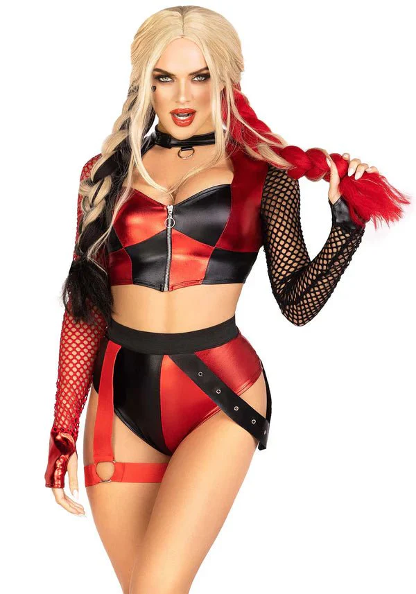 Harley Quinn Kostuum Dames Leg Avenue - Image 3