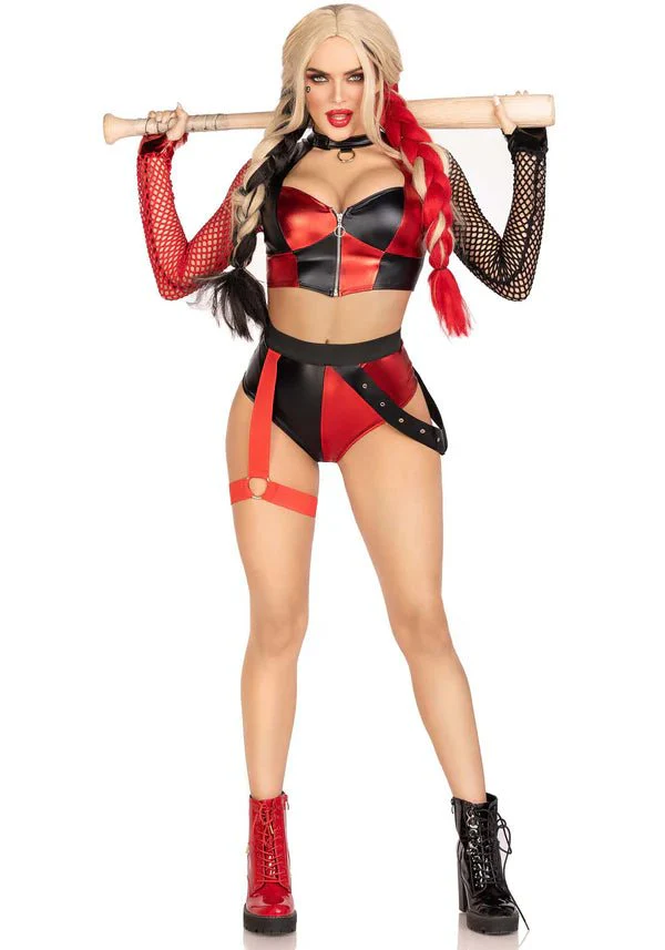 Harley Quinn Kostuum Dames Leg Avenue - Image 4