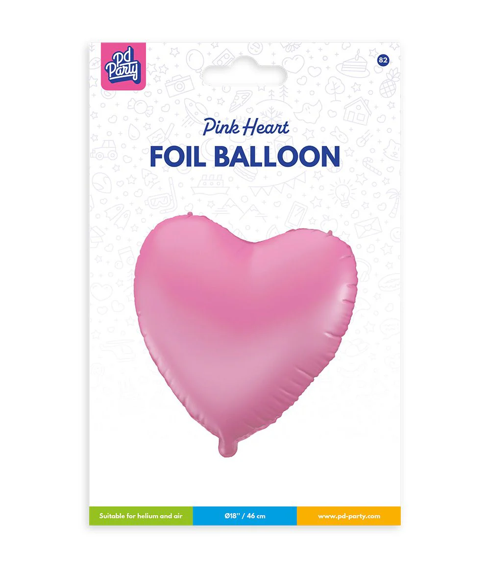 Hart Helium Ballon Lichtroze Leeg 46cm - Image 2