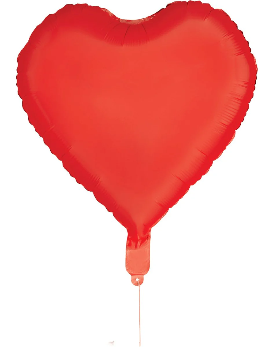 Hart Helium Ballon Rood Leeg 40cm - Image 3