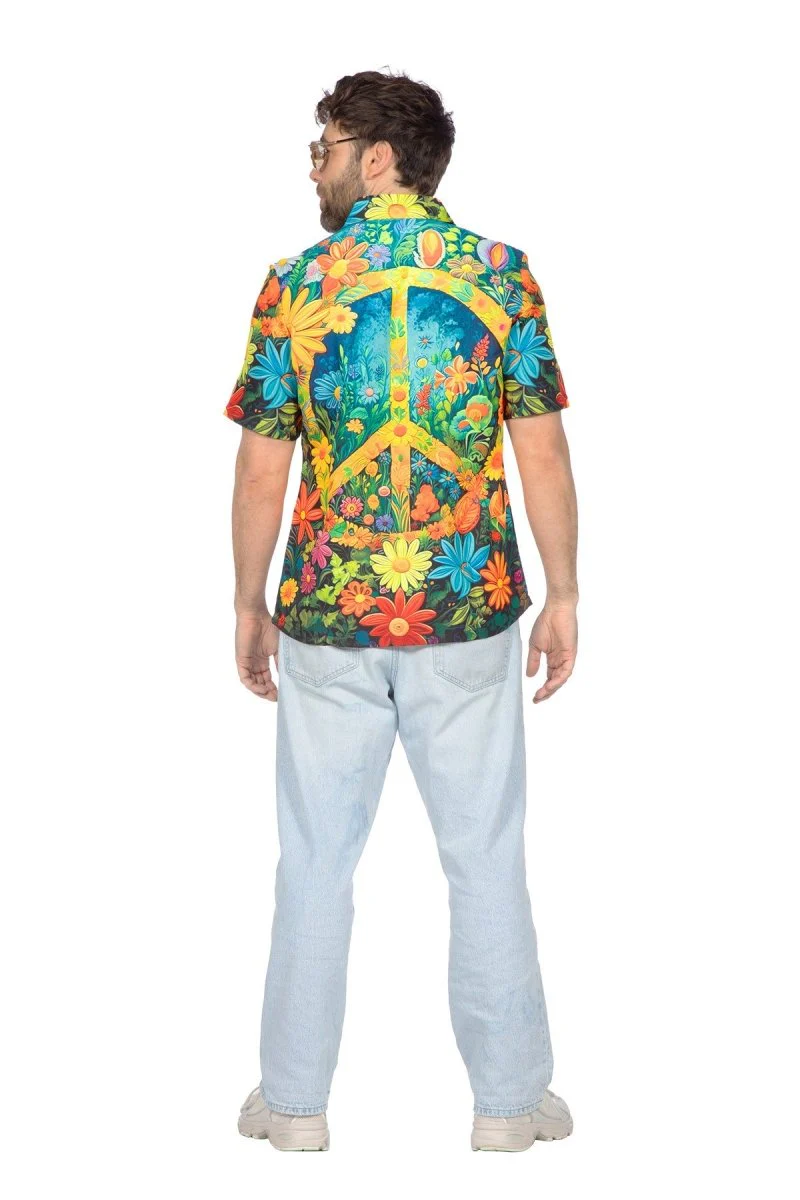 Hawaii Blouse Heren Hippie - Image 3