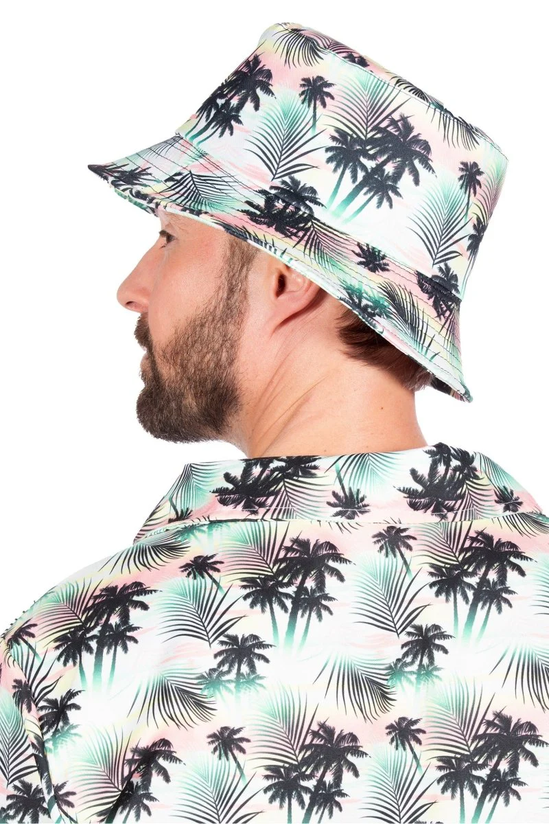 Hawaii Bucket Hat Palmboom - Image 3