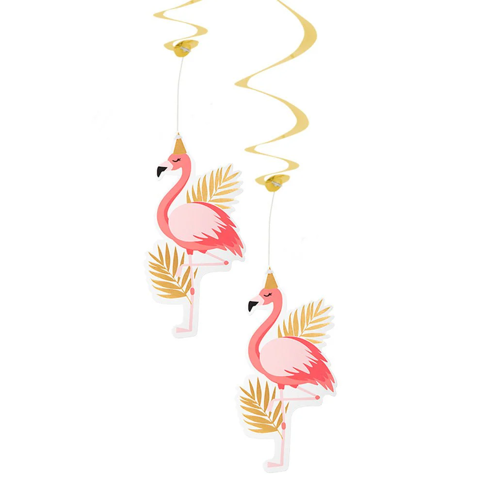 Hawaii Hangdecoratie Flamingo 85cm 2st - Image 2