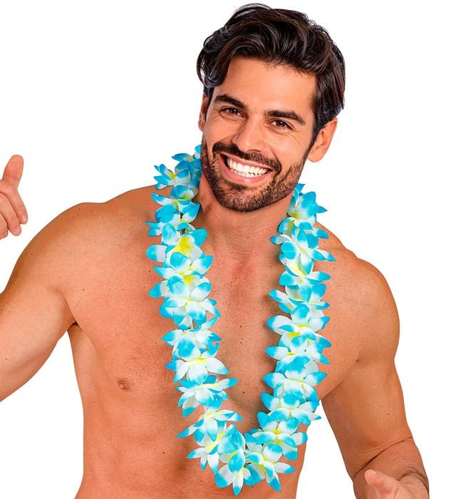 Hawaii Krans Licht Blauw - Image 2