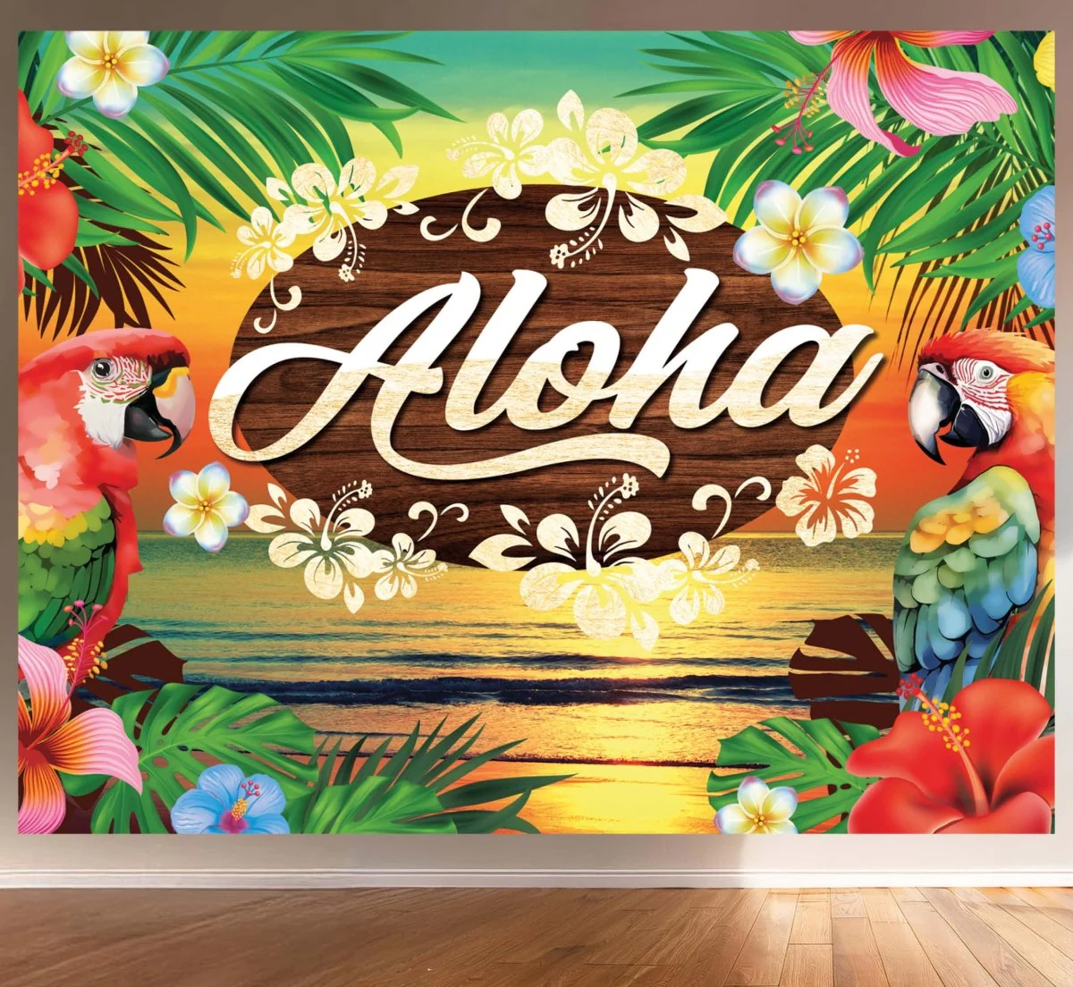 Hawaii Wanddecoratie Aloha 2,2m