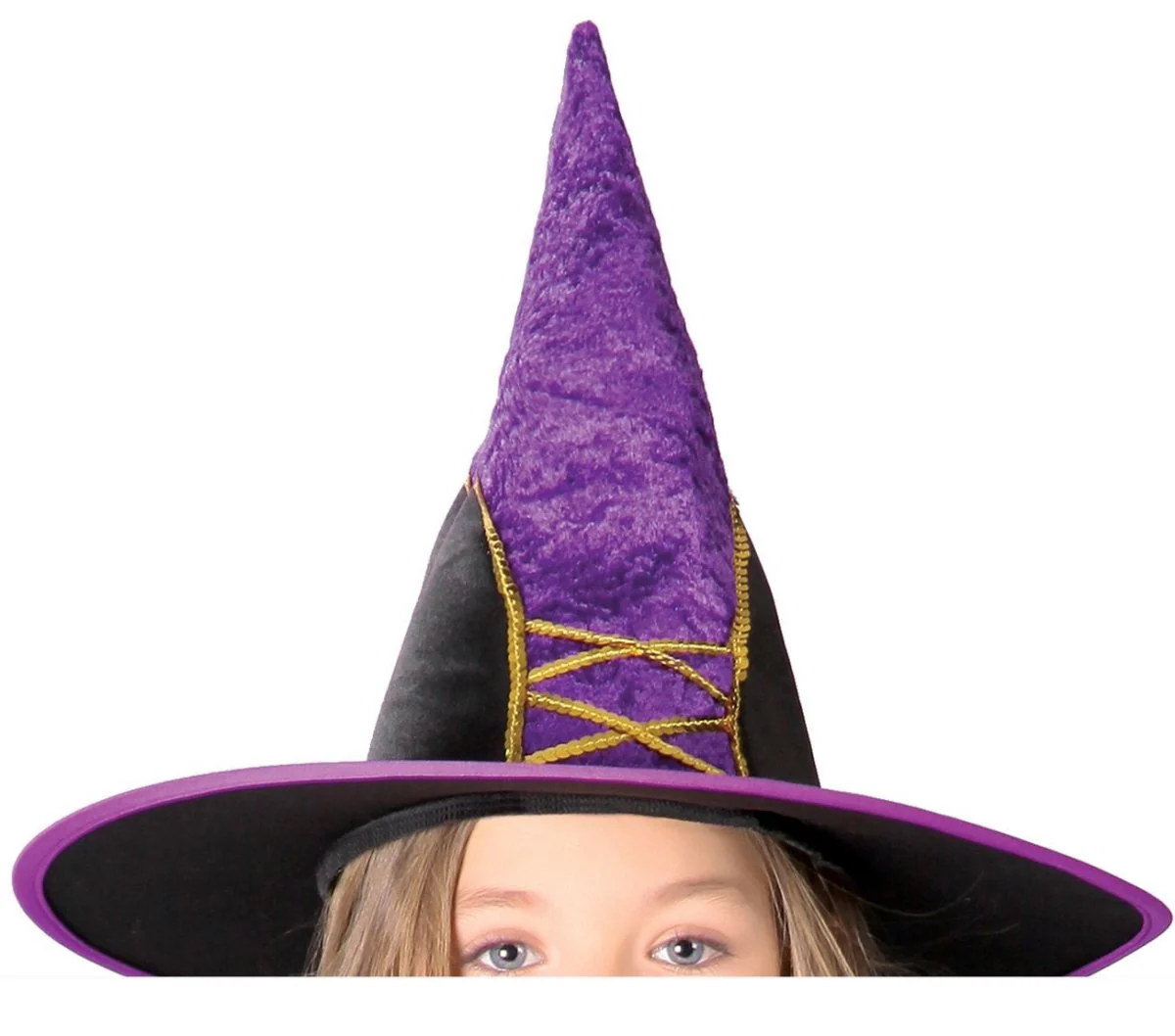 Heks Halloween Kostuum Kind fluweel - Image 2