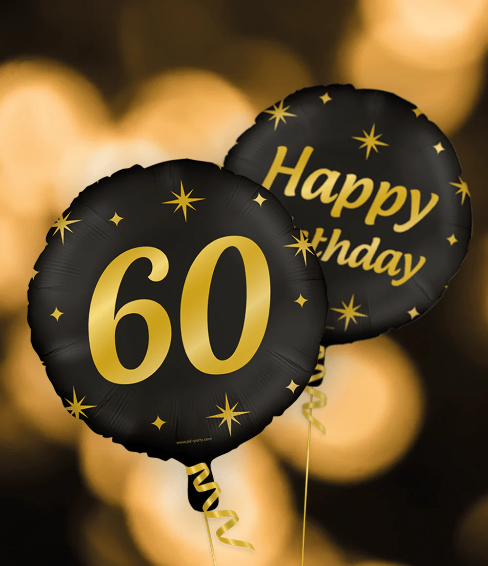 Helium Ballon 90 Jaar Leeg 30cm - Image 2