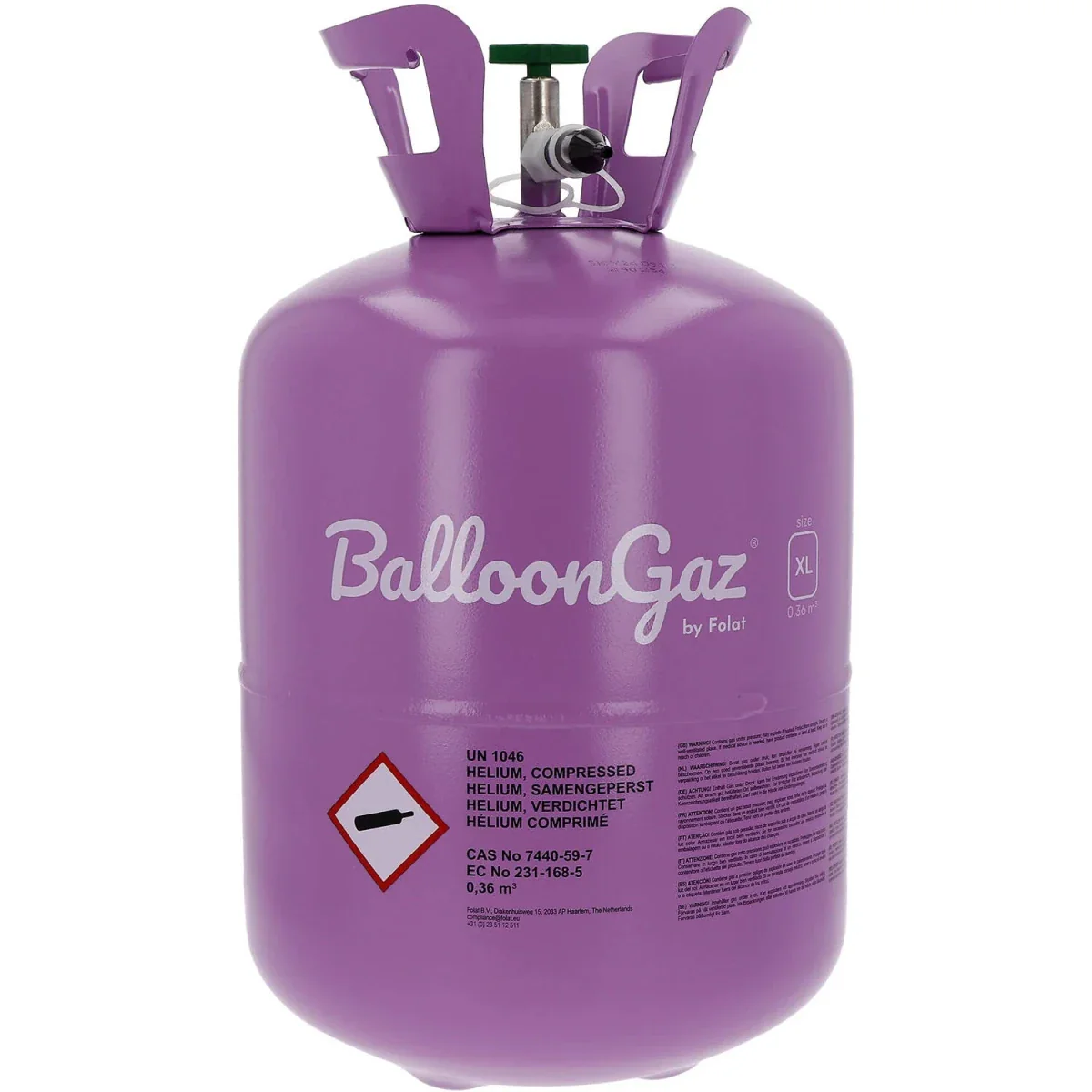 Helium Tank met 150 Ballonnen en Lint - Image 11