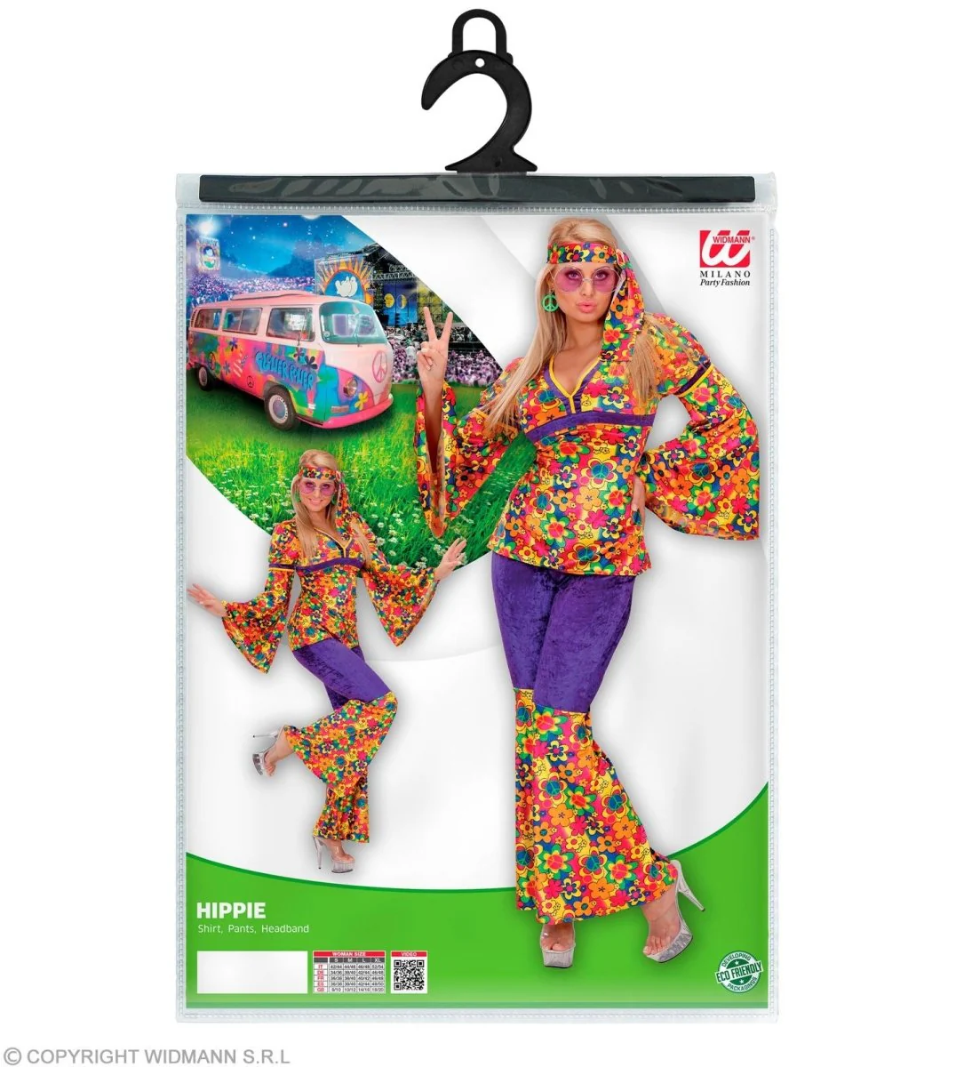 Hippie 60S Kostuum Dames Fluweel - Image 4