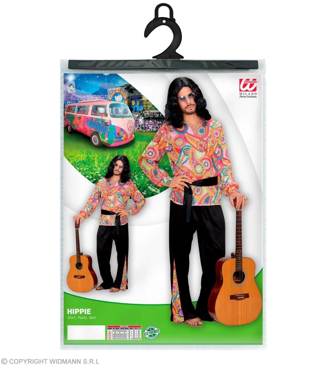 Hippie 60S Kostuum Heren 3 delig - Image 2