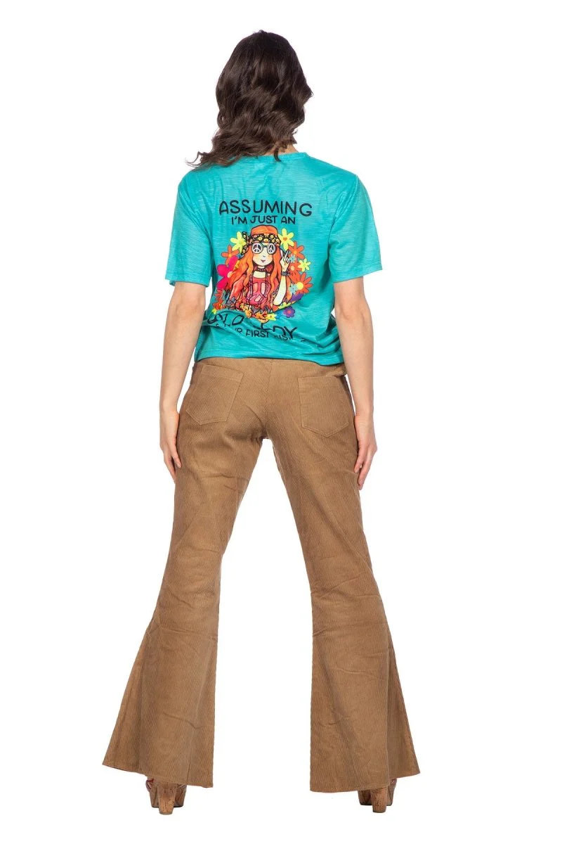 Hippie 60S Shirt Blauw Dames - Image 3