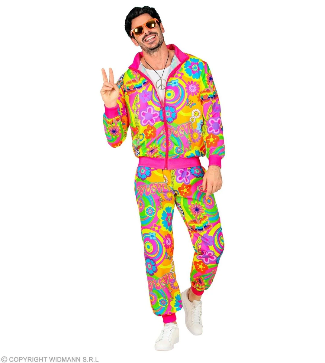 Hippie 60S Trainingspak Fout Gekleurd - Image 3