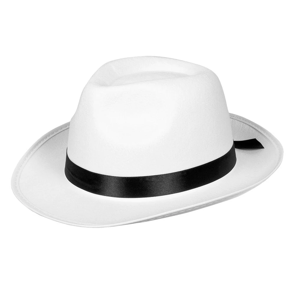 Hoed Maffia Wit 38cm - Image 4