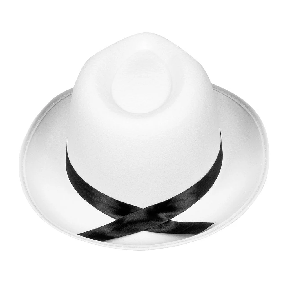 Hoed Maffia Wit 38cm - Image 5