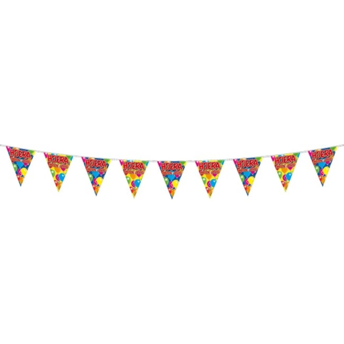 Hoera Ik Ben Jarig Slinger Balloons - 10 meter