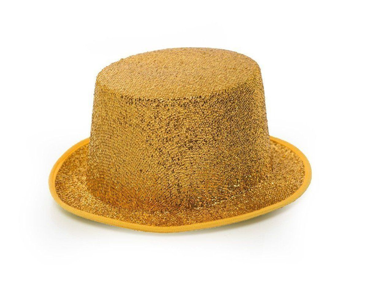 Hoge Hoed Glitter Goud - Image 3