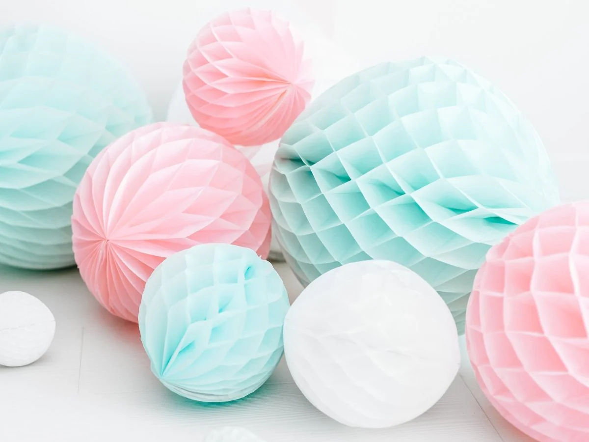 Honeycomb Bal Mintgroen 20cm - Image 3