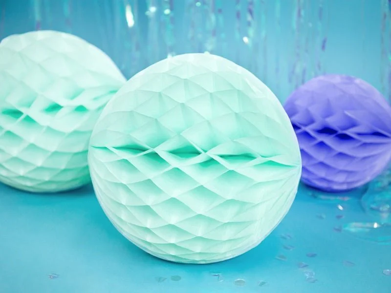Honeycomb Bal Mintgroen 30cm - Image 2