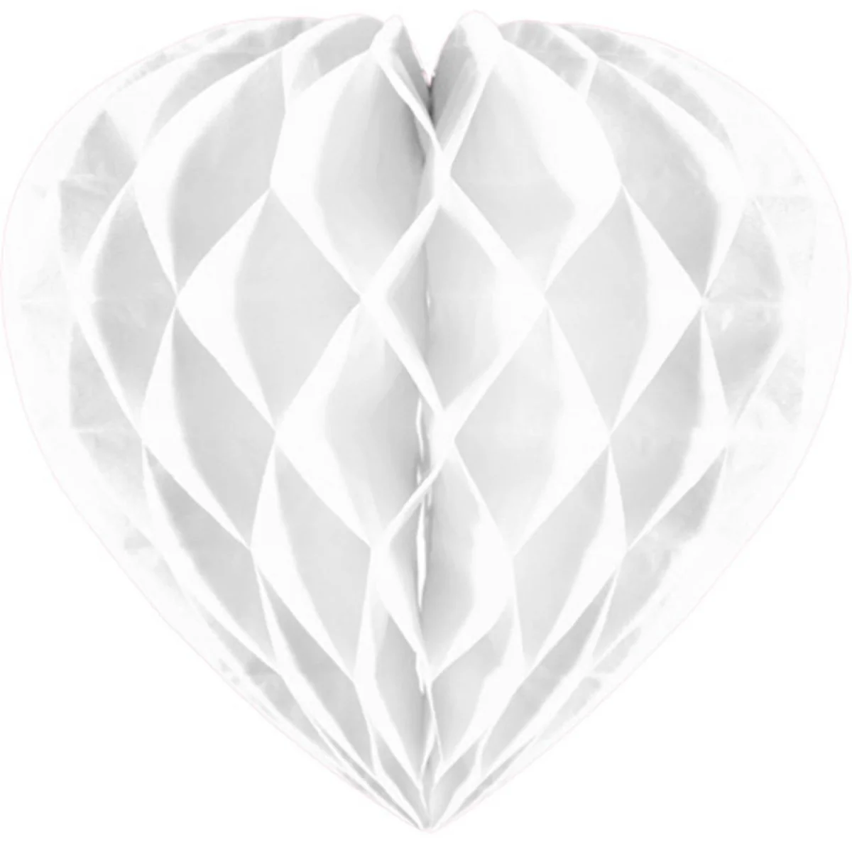 Honeycomb Wit Hart 30cm - Image 2
