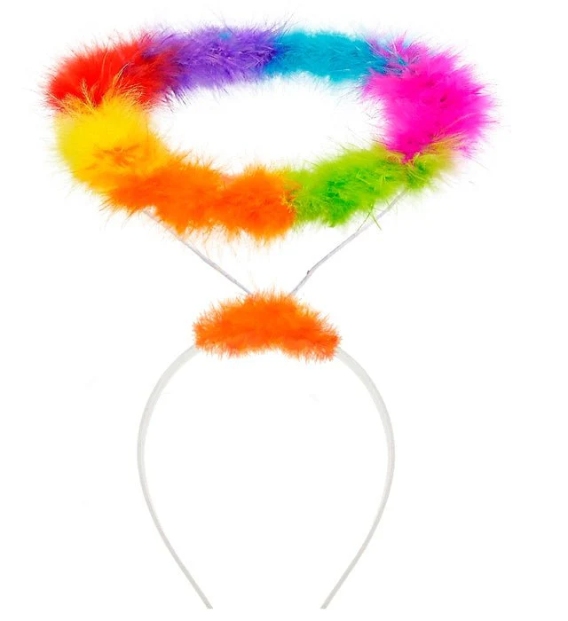 HOOFDBAND HALO ENGEL REGENBOOG - Image 3