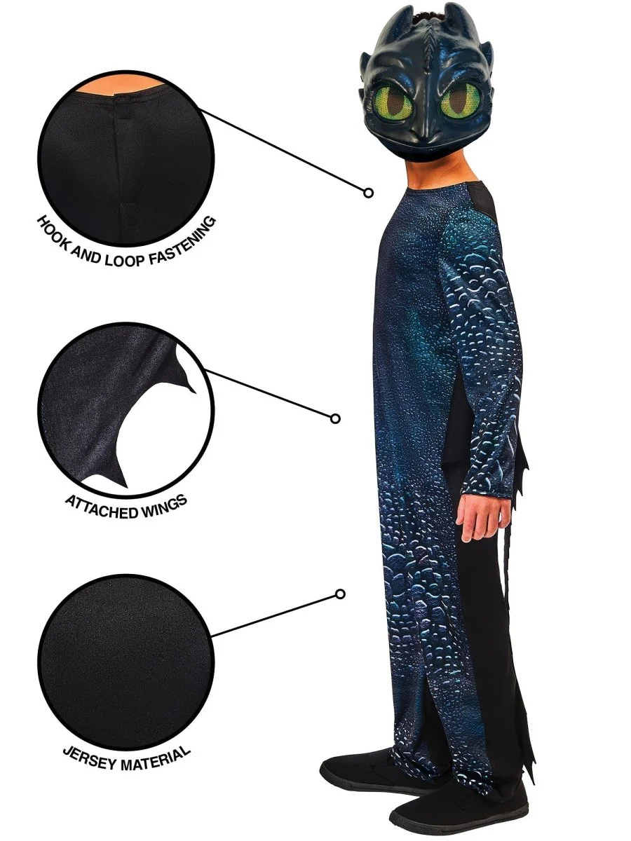 How To Train Your Dragon Kostuum Kind Toothless - Image 4